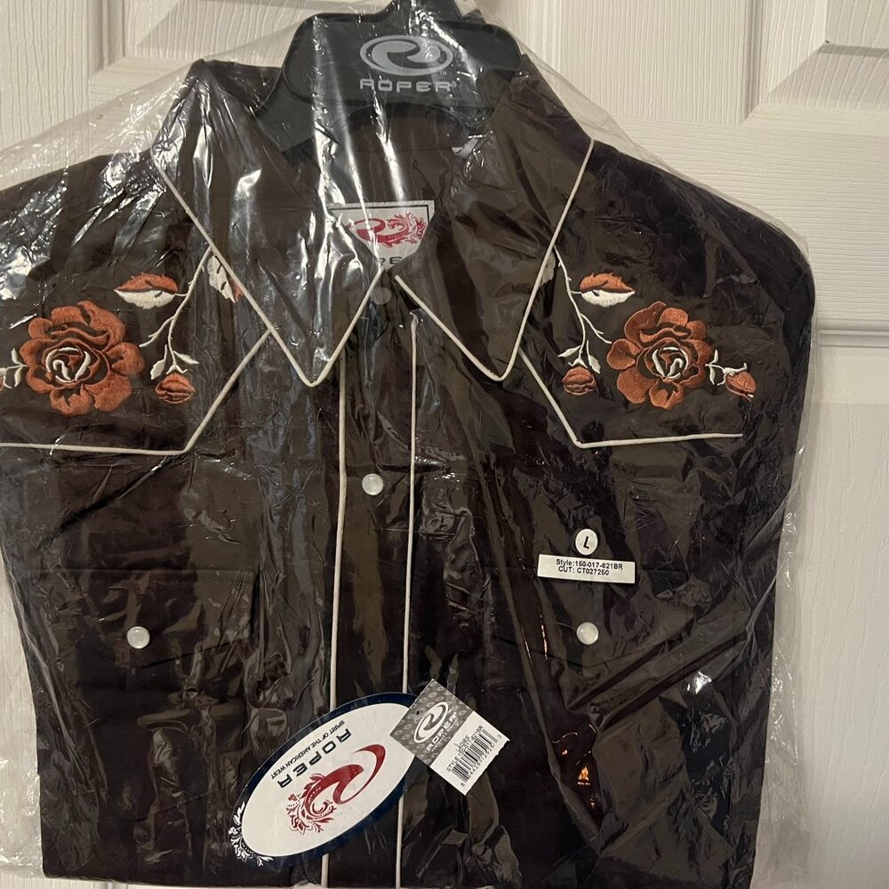New Roper Western Button Down Shirt